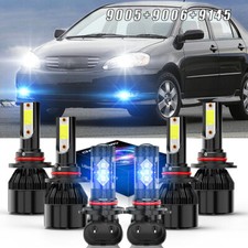 For Toyota Corolla 2005 2006 2007 2008 Headlight High Low Fog Light Bulb Super