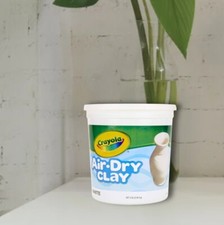Crayola air dry clay 5lb white modeling clay for kids, sculpting material