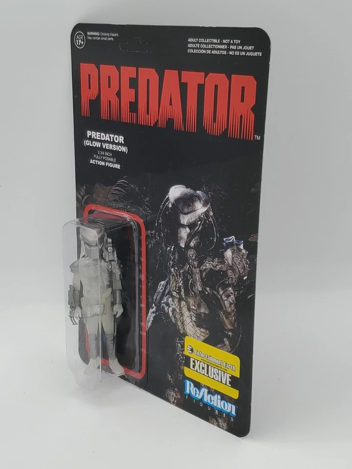 Figura de acción Predator Glow Versión 2014 Funko ReAction EE Exclusiva 3,75 pulgadas Foto 4 de 4
