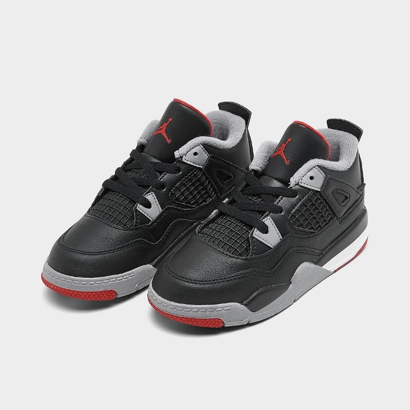 Jordan 4 Bred Reimagined Toddler & Little Kids Sizes 4c to