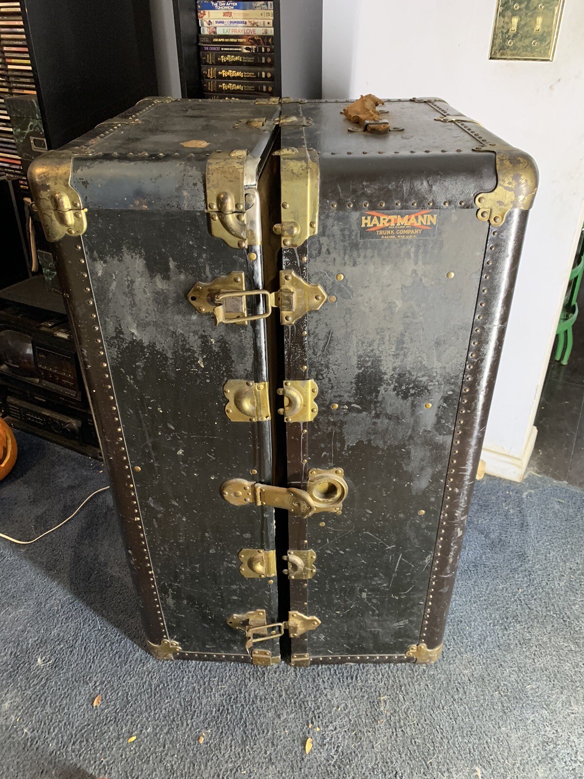 Antique Steamer Trunk eBay