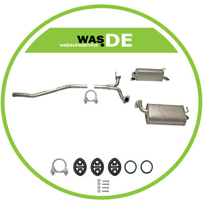 Auspuff ab Kat Mazda 6 (GG und GY) 2.0 und 2.3 Auspuffanlage