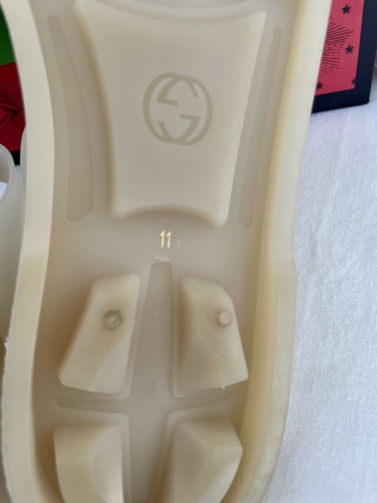 Gucci Rubber Jelly Sandals Studs Tiger Mens Gucci Siz… Gem