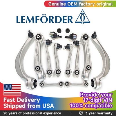 OEM Lemforder 14pcs Front Control Arm Kit for Audi A4 A5 A6 A7 Q5 RS6 B8 8K 8T8R