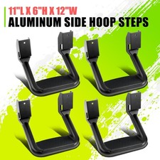 For Fordchevygmc 4pcs Black Tough Die Cast Aluminum Side Assit Stepsnerf Bar