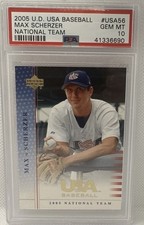 Max Scherzer Rookie Cards Checklist and Autographed Memorabilia Guide 24
