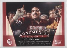 2011 University of Oklahoma Monumental Moments Tony Casillas Jan 1 1986 #88 2oj