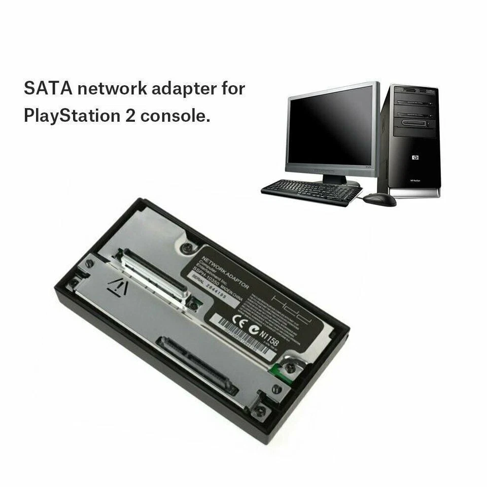 PS2 Playstation 2 SATA Network Card Adapter HDD Hard Disk Modem Adapter - Image 2 of 4