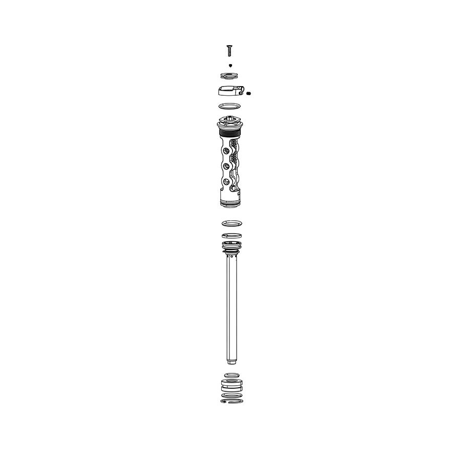 RockShox Damper for Judy Gold - 30 Gold Forks - Remote 10mm 27529 PushLoc 16590₽
