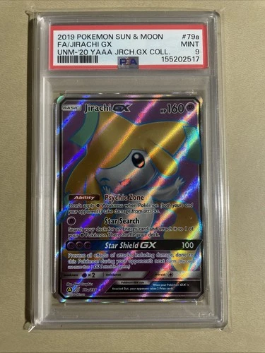 PSA 9 Jirachi Gx Full Art #79a 2019 Pokemon Unified Minds