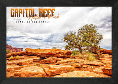 Capitol Reef Nationalpark Gerahmtes Wandbild Poster Leinwanddruck Bild