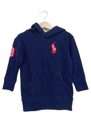 Polo Ralph Lauren Kinder Hoodie Kapuzenpullover Gr. 92 Navy Big Pony