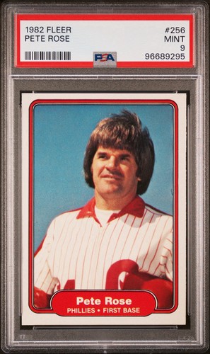 1982 Fleer Pete Rose #256 card