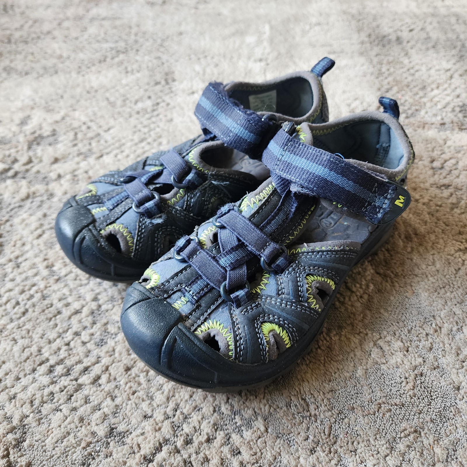 Merrell Hydro Hiker Trail 11 W sandali da trekking scarpe giovani blu verde