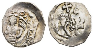 FITZ RDR ÖSTERREICH FRIESACHER PFENNIG St. Veit Cb16 15mm 0 80g SILBER ±QQQ1971