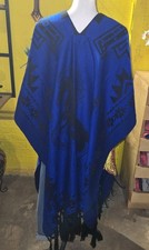 Mexican Jorongo Zarape Mexican Poncho Artesanal Winter No Tags