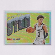 2023-24 Panini NBA Hoops Winter Rookie Greetings Holo #14 Keyonte George RC