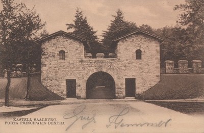 Kastell Saalburg Porta Principalis Dextra AK 1906 Homburg