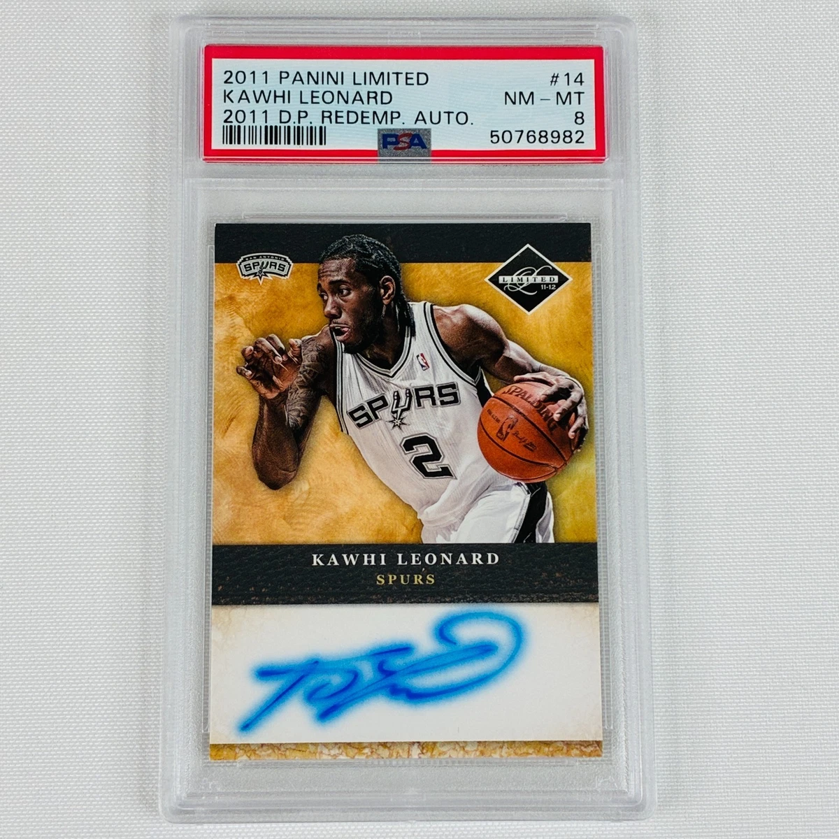 Panini Kawhi Leonard 直筆サイン Panini Kawhi Leonard Basketball Autographed Sports Trading Cards
