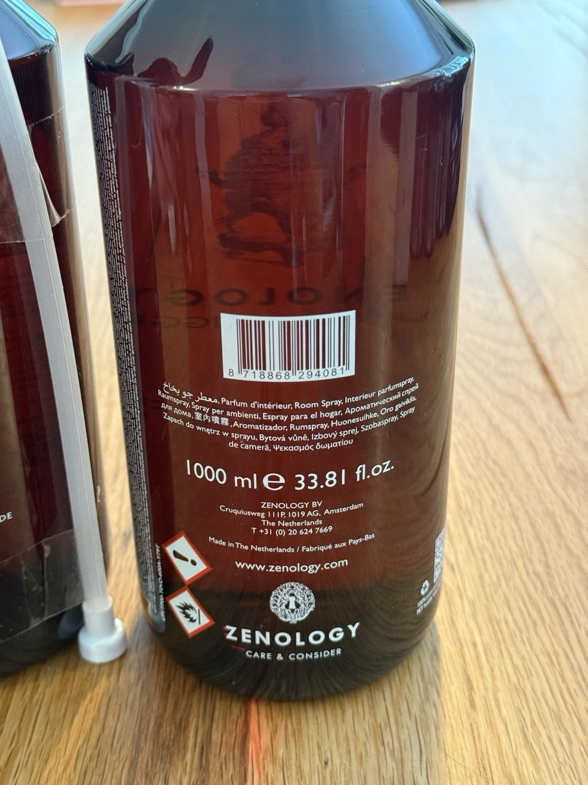 2x Pack Zenology Bakhoor Liquidus Ambiance Trigger Spray Bottles 1000ml - New 5