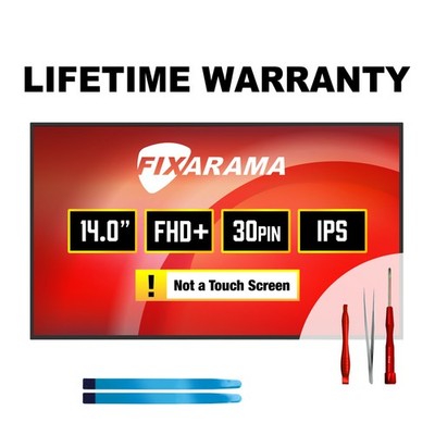 Dell pn 073XYT 73XYT LP140WU4(SP)(B1) IPS LCD Screen + Tools GRADE A+ FIXARAMA