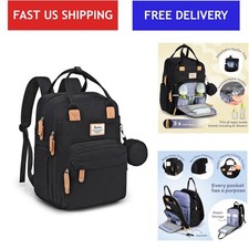 Diaper Bag Backpack RUVALINO Large Waterproof Travel Baby Changing Bag