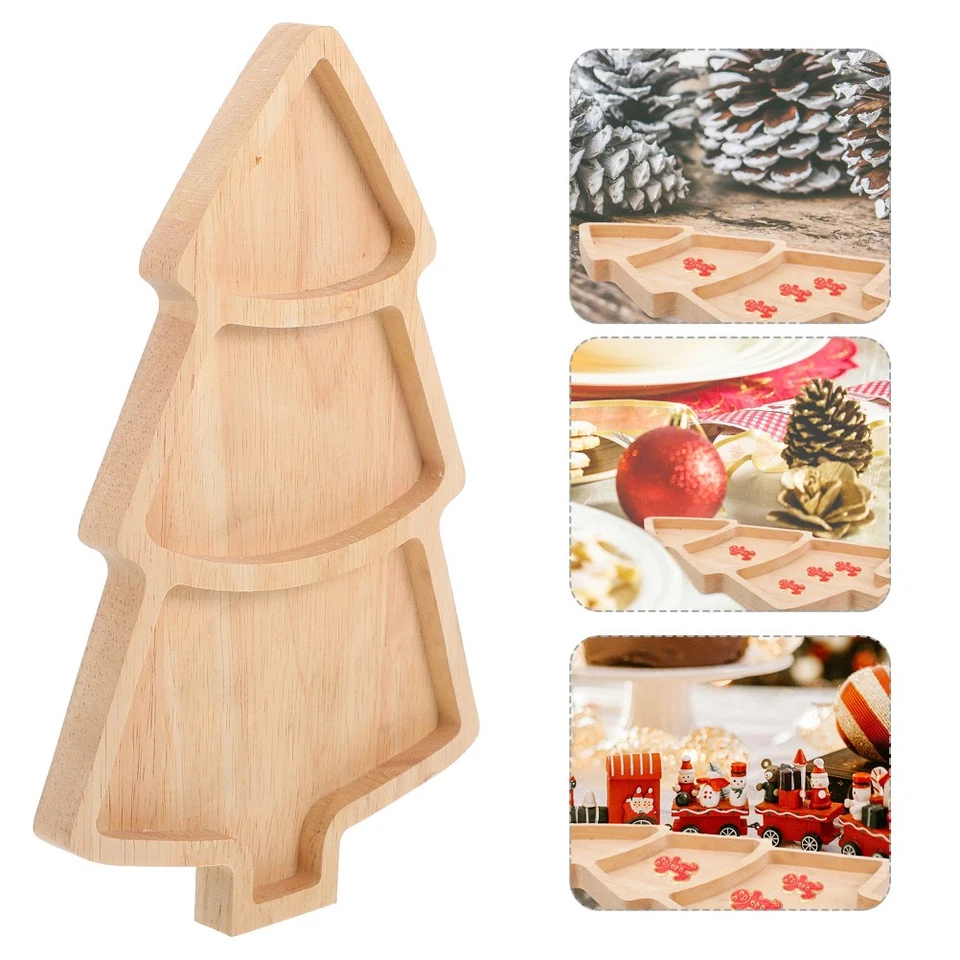 Candy Trays for Buffet Tree Shaped Party Plate Holiday Dishware Dishes