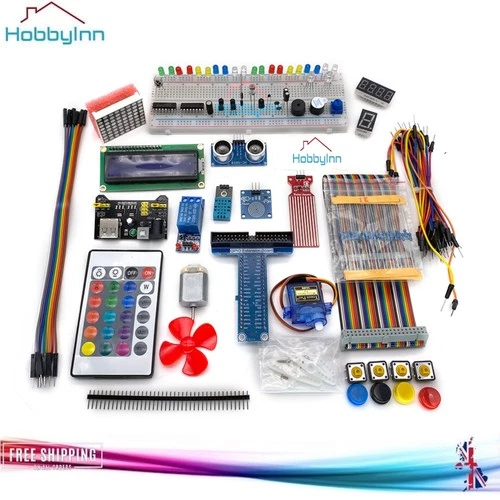 Starter Kit for Raspberry Pi 4 3 A+ B+ Zero Compatibles Python C Java Scratch