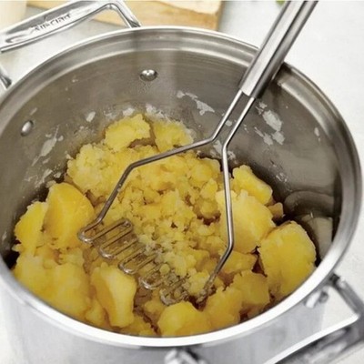 ''1 Stück Edelstahl Kartoffelstampfer - Küchenpresse Werkzeug für Kartoffelpüree''