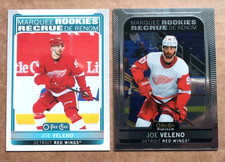 JOE VELENO MARQUEE ROOKIE LOT 2 CARD ASSORTED 2021-22 O-PEE-CHEE & OPC PLATINUM. rookie card picture