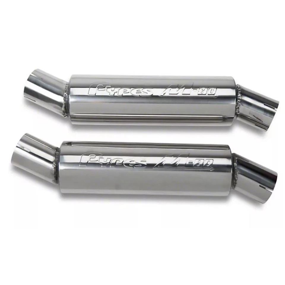 Pypes Pype Bomb Cat-Back Exhaust System Stainless Steel for 79-04 Mustang SFM29V - Image 4 of 4