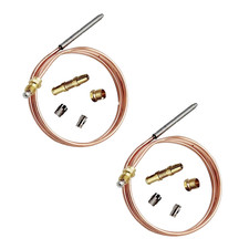 2 Pack Thermocoupler for Robertshaw Thermostat Control Pilot Burner Assembly Rep