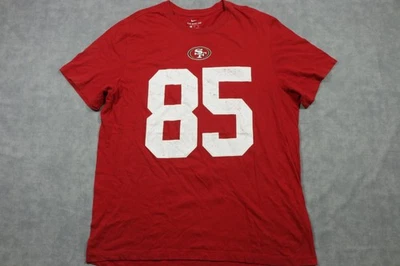 San Francisco 49ers Shirt Tee Mens XL Red NFL Football Nike George Kittle 85 - Image 1 of 4