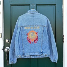 Vintage 90s Cirque Du Soleil Esprit Denim Jac...