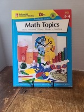 Math Topics Grades 3 - 4 Teacher Reproducible Book Home School