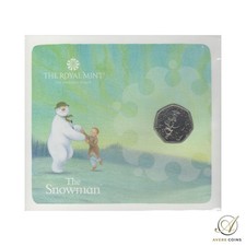 2023 The Snowman Dancing BU 50p - from England