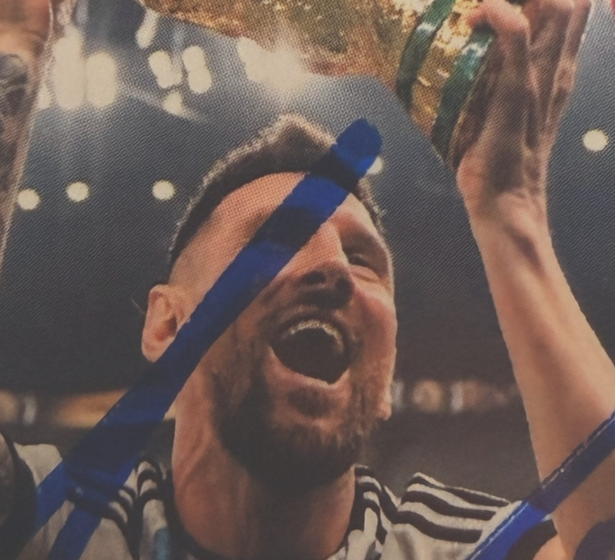 2022 Panini Instant FIFA World Cup Qatar Lionel Messi #118 PSA MINT 9 Auto AUTH view 7