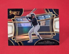 🔥George Lombard Jr -2024 Panini Select Diamond Level Red & Blue Prizm Yankees