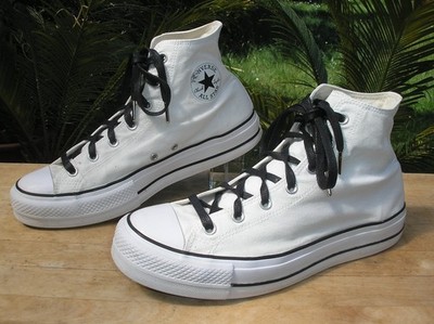 Original CONVERSE Chucks Taylor Sneaker HI, Gr. 45, Weiß/ Plateau !!!