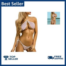 Womens Micro Bikini Sheer Brazilian G String Thong Extreme Exotic Swimwear