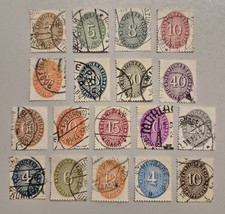 Rzesza Niemiecka znaczki służbowe likwidacja kolekcji Mi.-Nr 114-131