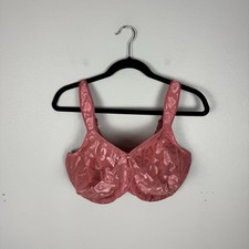 WACOAL Awareness Full Figure Seamless Underwire Bra 38G 85567 Pink Floral