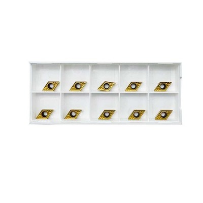 10PCS DCMT07202 Indexable Ceramic CNC Cutting Inserts for Boring Bar