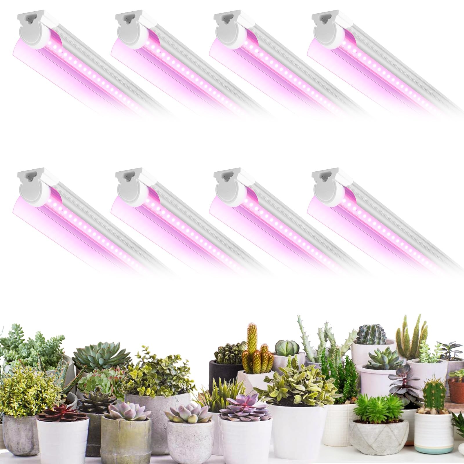 2ft, Upgrade 192w(8&times;24w) High Intensity Full Spectrum I...