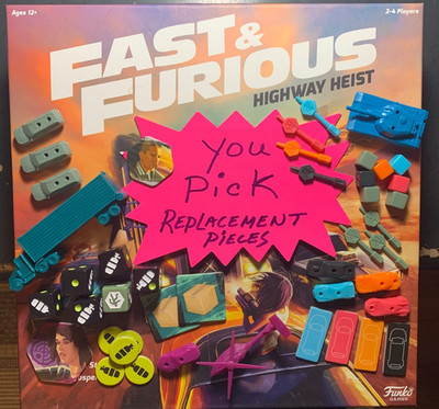 Fast And Furious   YOU PICK   Game Replacement Pieces FUNKO GAMES Free Shipping
