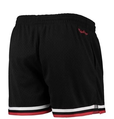 Mitchell & Ness Women's Chicago Bulls Jump Shot Black Shorts Size