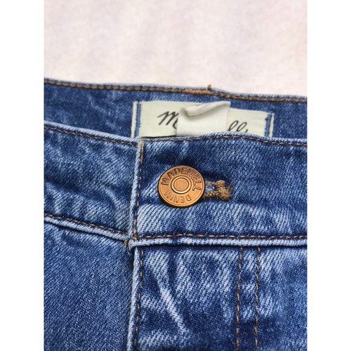 Madewell 90s Straight Cargo Jeans High Rise Blue Denim Gr. 26 - Bild 12 von 16