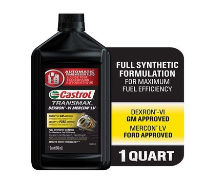 Castrol Transmax DEX/MERC Automatic Transmission Fluid, 1 qt