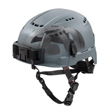 Milwaukee Bolt Gray Vented Safety Helmet With Impact Armor Liner Usa -Type 2,