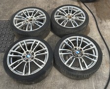 GENUINE BMW 3 4 SERIES F30 F32 19" 403M ALLOY WHEELS WITH TYRES 7845883